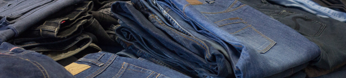 jeans usagés
